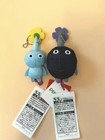 미사용 새상품 얼음 피크민 & 바위 피크민 봉제 인형 키링 닌텐도 스토어