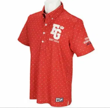 무료배송 새상품 FILA 휠라 남성용 골프 반팔 셔츠 L