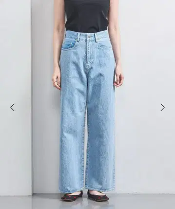 UNITED ARROWS 루즈 실루엣 스트레이트 데님 팬츠 36