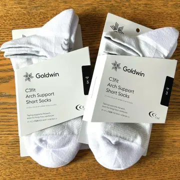 Goldwin C3fit 아치 서포트 숏 삭스 2족 세트