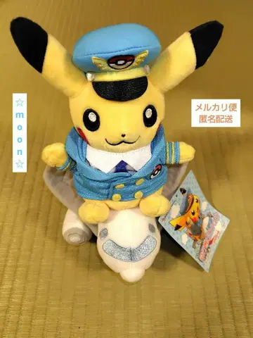 [포켓몬 센터 한정] 비행기 피카츄 봉제인형 2017 포켓몬