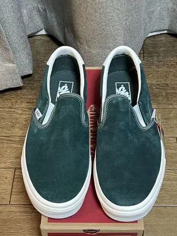 반스 슬립온 59 피그 스웨이드 정글그린 28.5cm