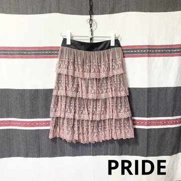 PRIDE 정가 39,900엔 미사용 레이스 스커트 프린세스 럭셔리
