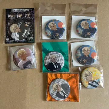 명탐정 코난 극장판 한정 아무로 토오루, 강준영 카페 캔뱃지 세트 3