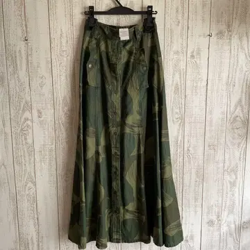 시착 정도 Zadig&Voltaire 롱 스커트 카모플라쥬