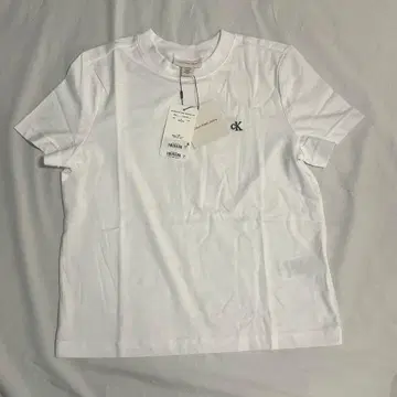 Calvin Klein Jeans 로고 T셔츠 화이트