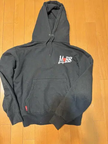 M BB 블랙 후드티