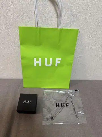 HUF 체인 목걸이 로고 포함