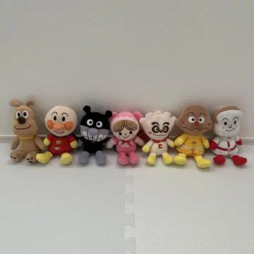 호빵맨 봉제 인형 7체 세트