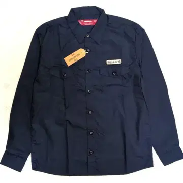 H&S NAVY Lsize 워크 셔츠 미사용 하이드&시크 택 포함