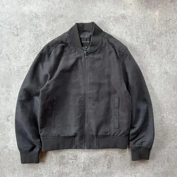 00s 바나나리퍼블릭 스웨이드 블루종 블랙 M