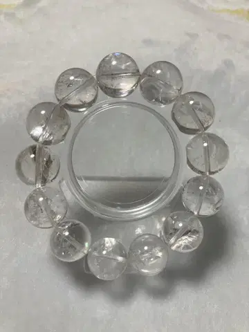 빅볼 무지개 아이리스 수정 팔찌 약 17mm 안지름 17cm