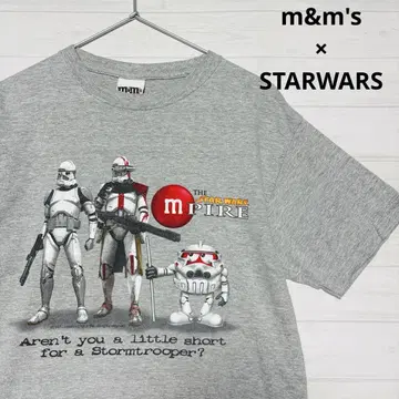 00' m&m's x STARWARS 멕시코 생산 프린트 티셔츠