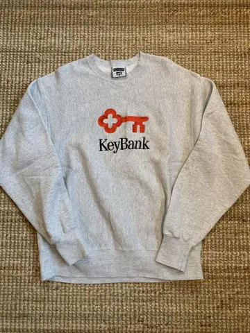 90s Lee 리 KeyBank 로고 맨투맨 XL