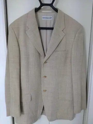 ISSEY MIYAKE MEN 베이지 테일러드 재킷