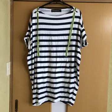 mercibeaucoup 스트라이프 반팔 튜닉