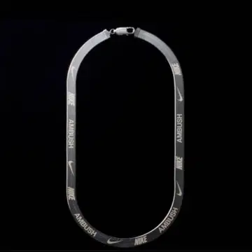AMBUSH NIKE 플랫 체인 목걸이 60cm 실버 단품