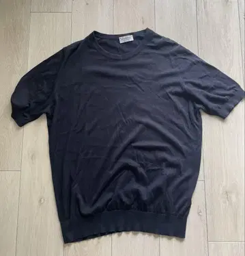 JOHN SMEDLEY 니트 스웨터 KEMPTON 반팔 코튼