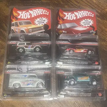 핫휠 컬렉터 에디션 랩터 실비아 브롱코 4대 세트