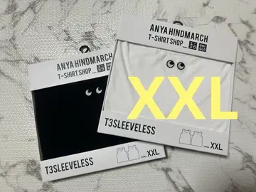 유니클로 T3SLEEVELESS 슬리브리스 T 아냐 XXL 2점