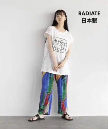 새상품급! 라디에이트 RADIATE 페인트 리프 이지 팬츠