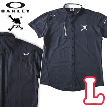 오클리 OAKLEY 스컬 자수 섀도우 올 패턴 라운드 셔츠