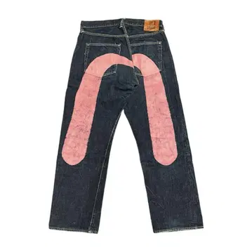 EVISU Lot 2001 No.1 대흑 갈매기 데님 36 x 35
