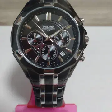 PULSAR 크로노그래프 손목시계 50M 방수 SEIKO