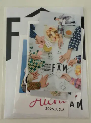 timelesz FAM 회장 한정판 스티커 아이치