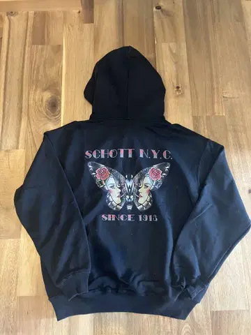 schott 치카노 후드티 L 사이즈 블랙