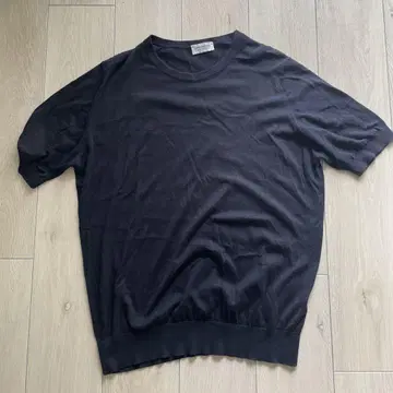 JOHN SMEDLEY 니트 스웨터 KEMPTON 반팔 코튼