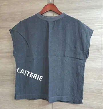 레리 LAITERIE 다크 그레이 린넨 풀오버