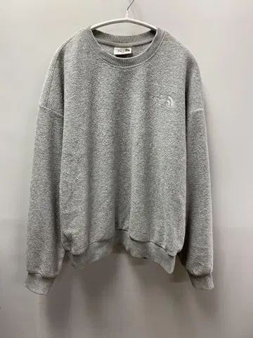 THE NORTH FACE 크루넥 원포인트 로고 자수 사가 맨투맨 S
