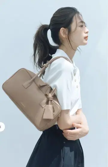 LOUNIE 스퀘어 보스턴 백