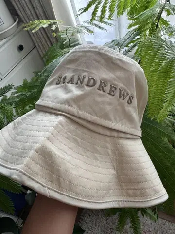 ST ANDREWS 2WAY 선바이저 메쉬 버킷 햇 베이지색