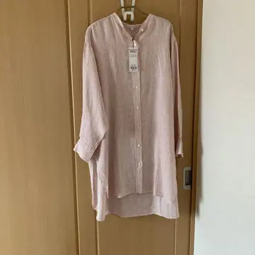 23구 린넨 롱 셔츠