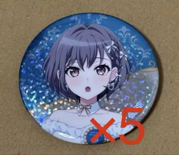 뱅드림 애니메이트 드림 페어 2025 캔뱃지 타카마츠 토모리 5개 4