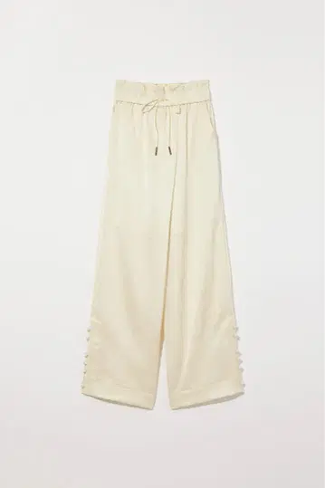 eaphi CRUSH SATIN WRAP FRILL PANTS 2
