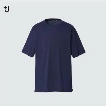 미사용 새상품 UNIQLO + J 수피마 코튼 릴랙스 핏 크루 T