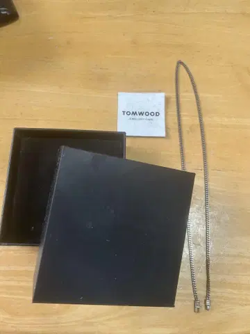 Tom Wood Curb Chain Slim 목걸이 실버 20.5