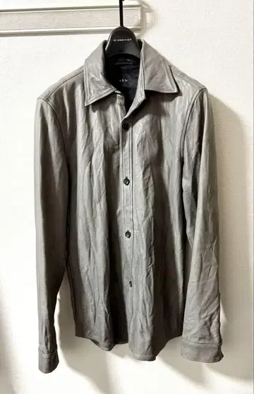 AKM washable wrinkle leather shirts