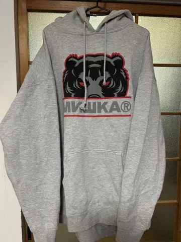 MISHKA 그레이 후드티