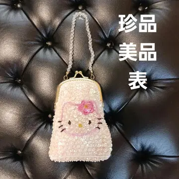 헬로키티 비즈 가마구치 백