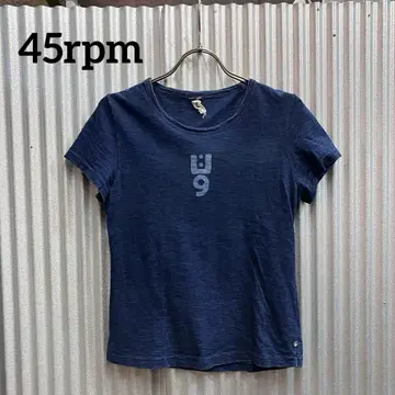 새상품급 45rpm 인디고 티셔츠