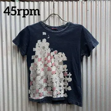 새상품급 45rpm 인디고 티셔츠