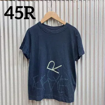 새상품급 45R 인디고 티셔츠