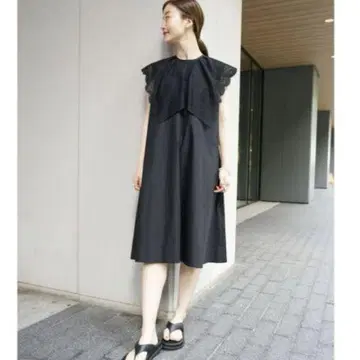 IENA 22SS 오가닉 코튼 레이스 원피스 38