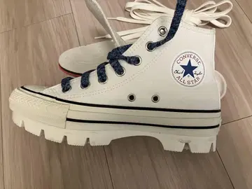 converse 올스타 하이컷 화이트 24cm 인솔 포함