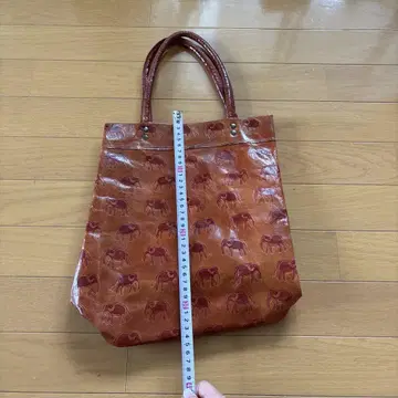 천연 가죽 코끼리 무늬 브라운 가죽 숄더백