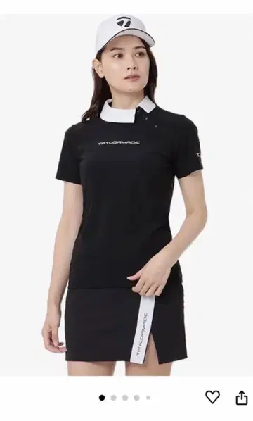 테일러메이드 여성용 피케 셔츠 택 포함 미사용 새상품